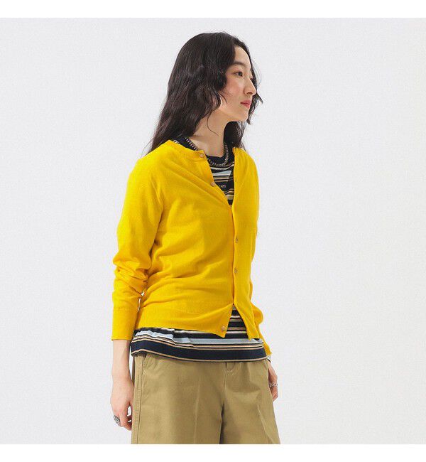 BEAMSBOY「14ゲージ クルーネック カーディガン」|ニット・セーター|