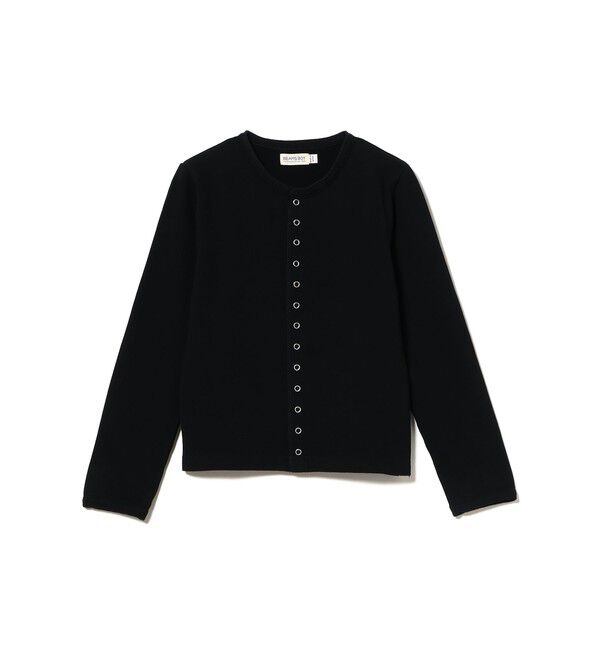 BEAMSBOY「リングドット カーディガン」|スウェット・ジャージ|BLACK