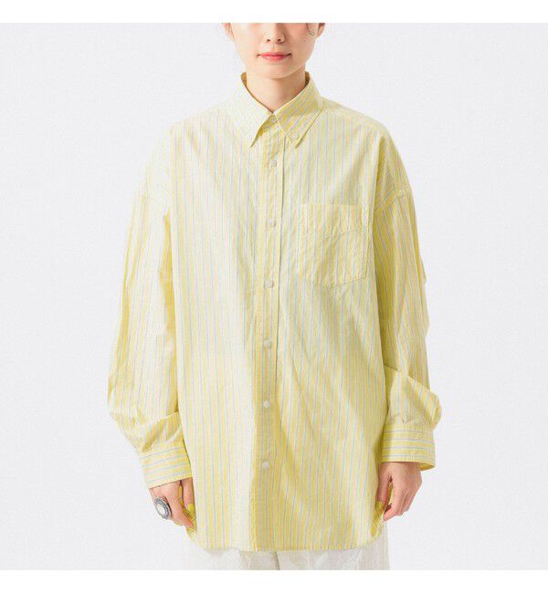 BEAMSBOY「ドビー ストライプ ビッグ BDシャツ」|シャツ・ブラウス|
