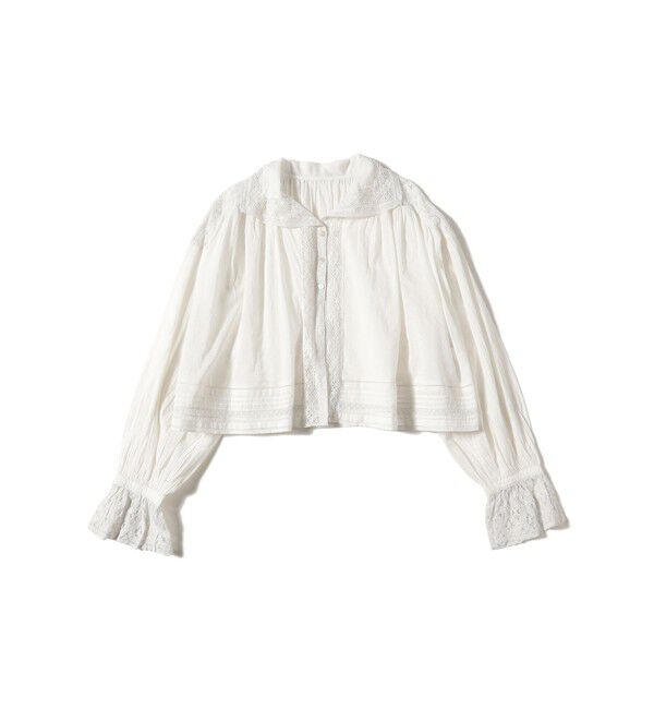 BEAMSBOY「ヴィンテージ レース ブラウス」|シャツ・ブラウス|