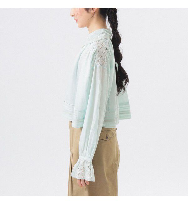 BEAMSBOY「ヴィンテージ レース ブラウス」|シャツ・ブラウス|