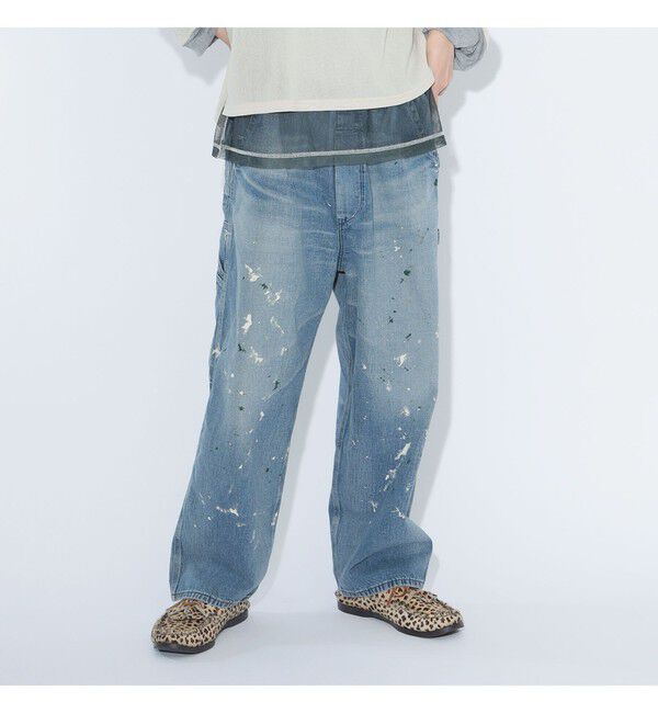 BEAMSBOY「【別注】Lee &times; maturely / リメイク ユーズド パンツ」|チノ|