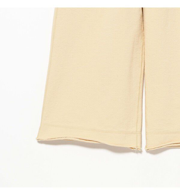 BEAMSBOY「maturely / ヘム カットオフ フレア ジャージー」|チノ|