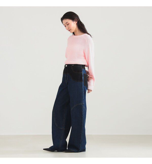 Demi-Luxe BEAMS 「5ゲージ コットン 畦編み プルオーバー」|ニット・セーター|