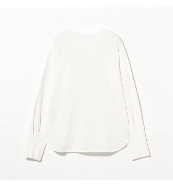 Demi-Luxe BEAMS 「コットンキュプラ ラウンドヘム ロングスリーブ Tシャツ」|Tシャツ・カットソー|