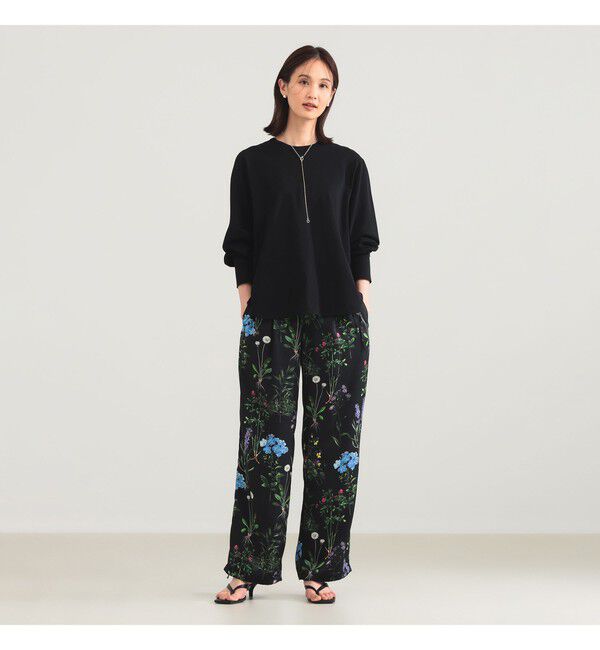 Demi-Luxe BEAMS 「コットンキュプラ ラウンドヘム ロングスリーブ Tシャツ」|Tシャツ・カットソー|