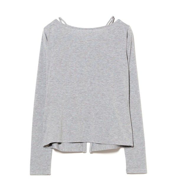 Ray BEAMS 「キャミソール レイヤード ギャザー Tシャツ」|Tシャツ・カットソー|