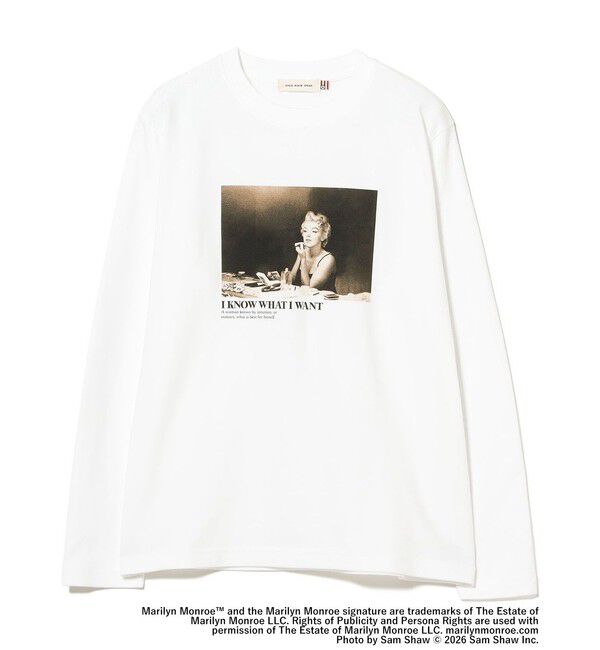 Ray BEAMS 「【別注】GOOD ROCK SPEED / Marilyn Monroe ロングスリーブ Tシャツ」|Tシャツ・カットソー|