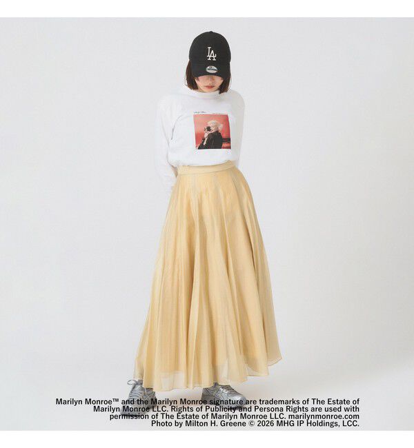 Ray BEAMS 「【別注】GOOD ROCK SPEED / Marilyn Monroe ロングスリーブ Tシャツ」|Tシャツ・カットソー|