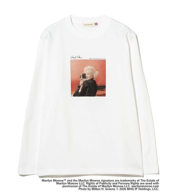 Ray BEAMS 「【別注】GOOD ROCK SPEED / Marilyn Monroe ロングスリーブ Tシャツ」|Tシャツ・カットソー|