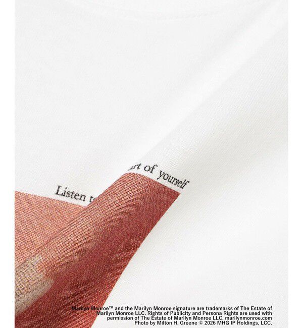 Ray BEAMS 「【別注】GOOD ROCK SPEED / Marilyn Monroe ロングスリーブ Tシャツ」|Tシャツ・カットソー|