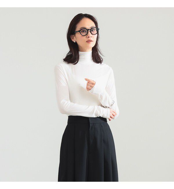Demi-Luxe BEAMS 「強撚 フライス タートルネック プルオーバー」|Tシャツ・カットソー|