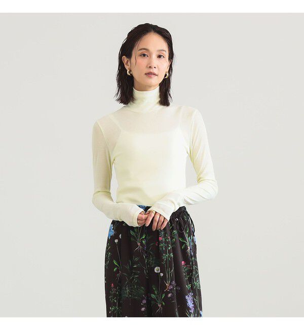 Demi-Luxe BEAMS 「強撚 フライス タートルネック プルオーバー」|Tシャツ・カットソー|