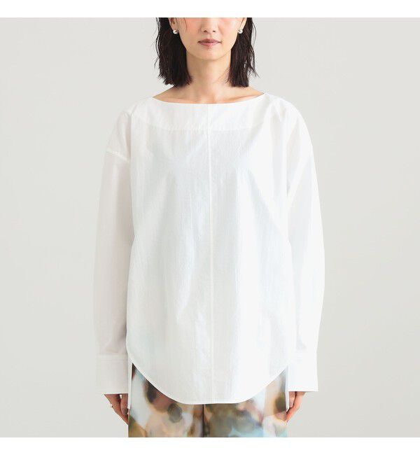 Demi-Luxe BEAMS 「ボートネック シャツ」|シャツ・ブラウス|
