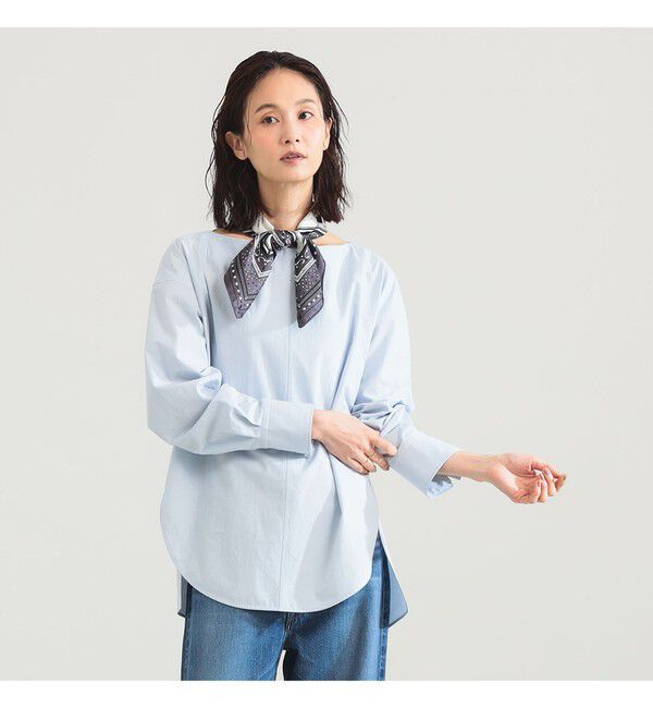 Demi-Luxe BEAMS 「ボートネック シャツ」|シャツ・ブラウス|