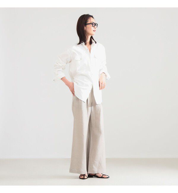 Demi-Luxe BEAMS 「AK+1 / 8オンス ウォッシュド シャツ」|シャツ・ブラウス|