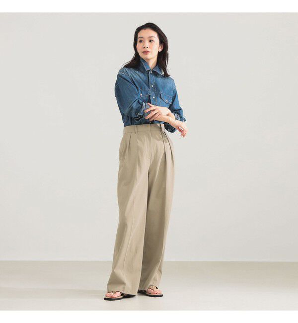 Demi-Luxe BEAMS 「AK+1 / 8オンス ウォッシュド シャツ」|シャツ・ブラウス|