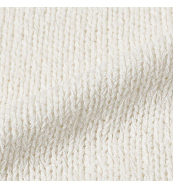 Demi-Luxe BEAMS 「コットン ローゲージ ロングスリーブ プルオーバー」|ニット・セーター|