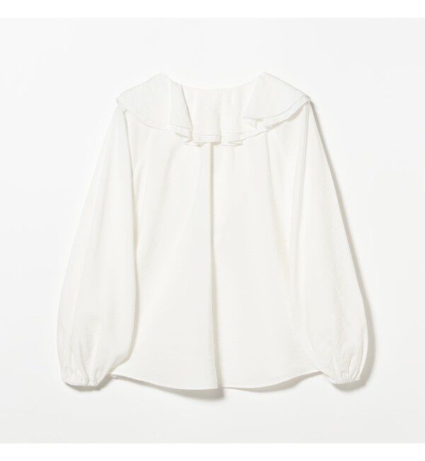 Demi-Luxe BEAMS 「ラッフル ボリューム ブラウス」|シャツ・ブラウス|