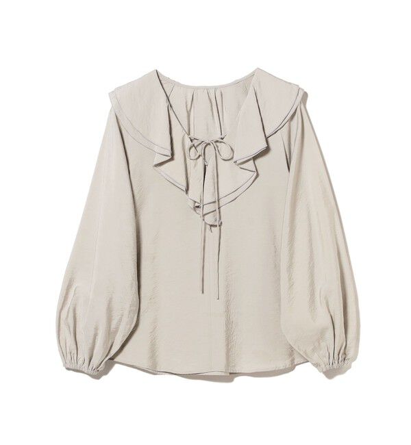 Demi-Luxe BEAMS 「ラッフル ボリューム ブラウス」|シャツ・ブラウス|