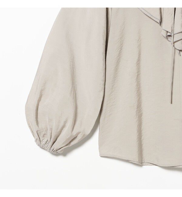 Demi-Luxe BEAMS 「ラッフル ボリューム ブラウス」|シャツ・ブラウス|