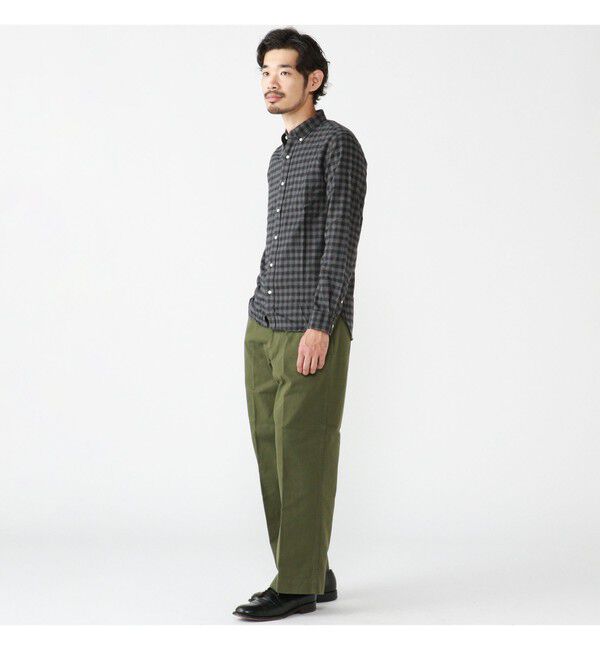 BEAMS PLUS「BEAMS PLUS / シャギーギンガムチェック ボタンダウンシャツ」|シャツ・ブラウス|