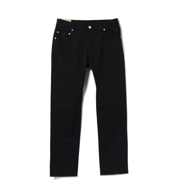 BEAMS「BEAMS / ツイル ストレッチ 5ポケット パンツ」|デニム|BLACK