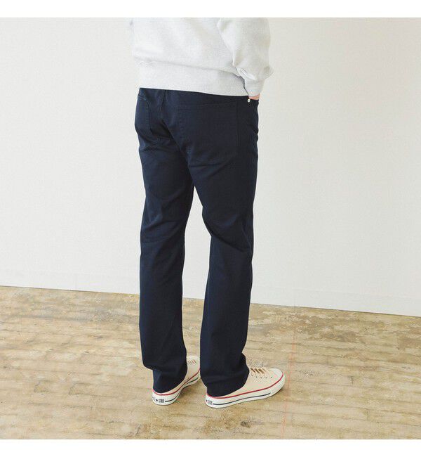 BEAMS「BEAMS / ツイル ストレッチ 5ポケット パンツ」|デニム|