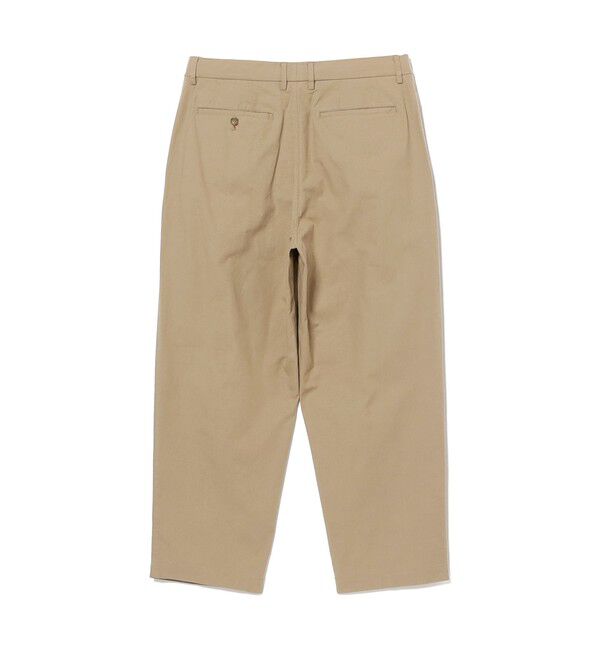 BEAMS「ダンガリー 2プリーツ スラックス」|チノ|