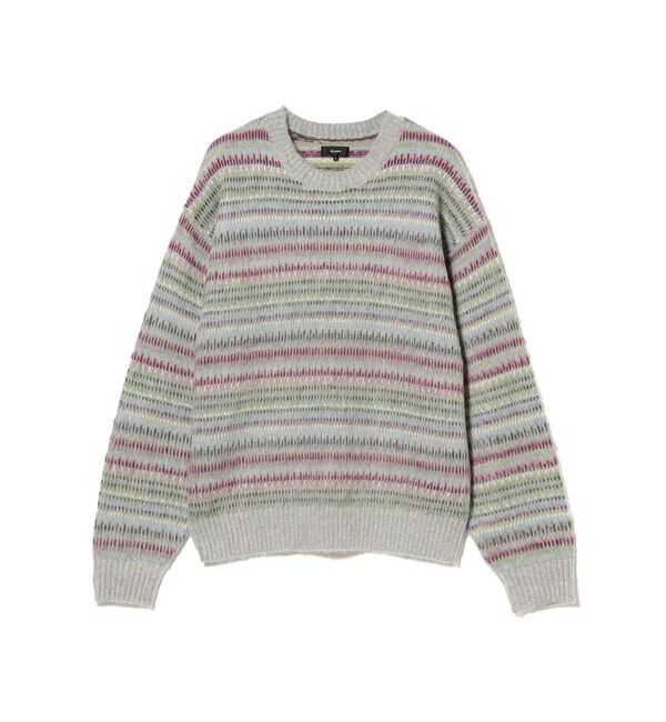 BEAMS「5ゲージ マルチジャガード シャギーニット」|ニット・セーター|