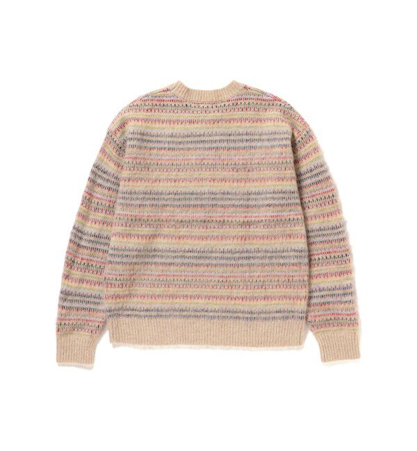 BEAMS「5ゲージ マルチジャガード シャギーニット」|ニット・セーター|