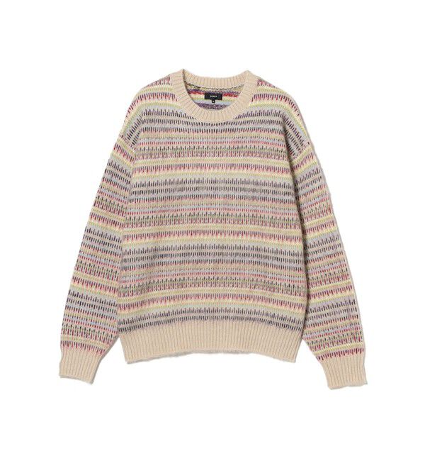 BEAMS「5ゲージ マルチジャガード シャギーニット」|ニット・セーター|