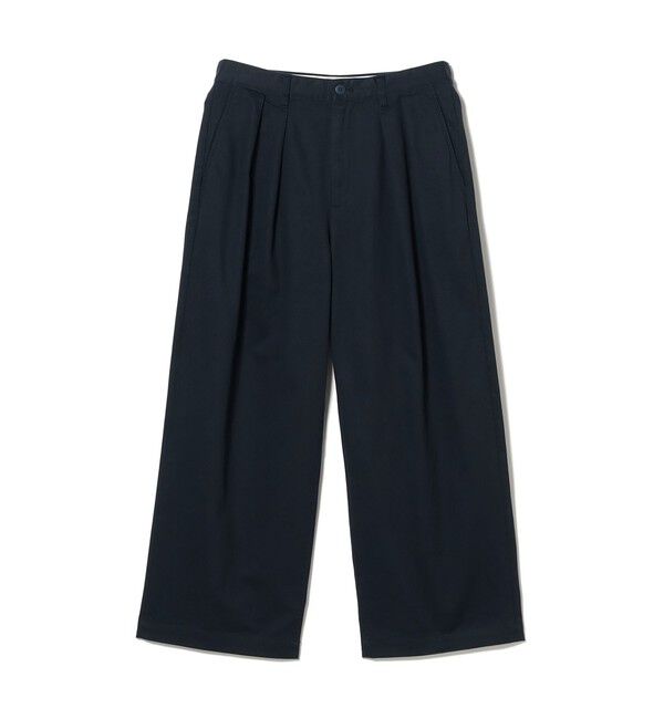 BEAMS「ニュー ワイドチノ パンツ」|チノ|NAVY