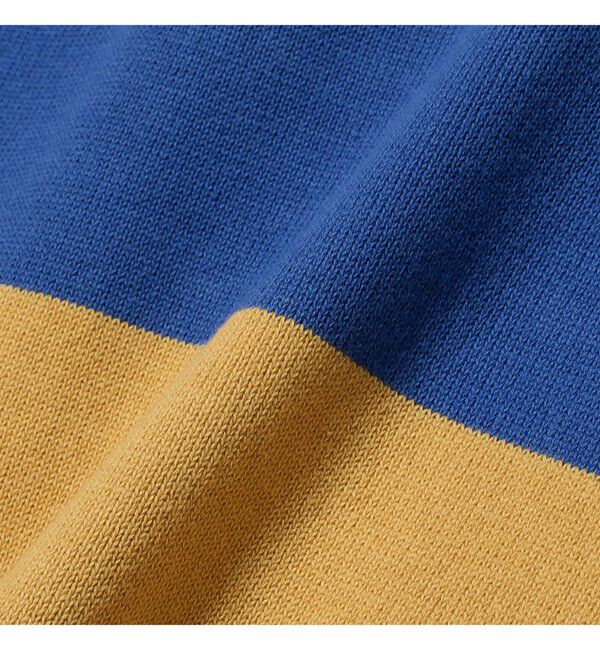 BEAMS「ワイドフィット 7ゲージ ラガー ニットポロシャツ」|ニット・セーター|