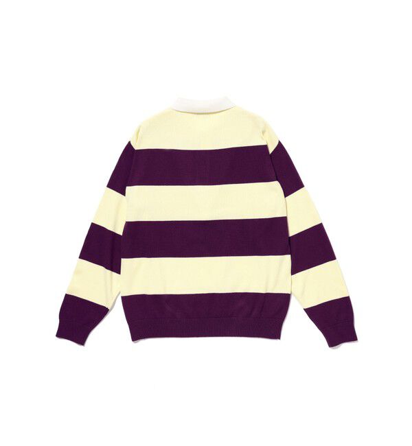 BEAMS「ワイドフィット 7ゲージ ラガー ニットポロシャツ」|ニット・セーター|