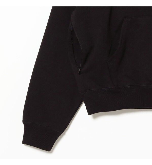 BEAMS「【ワイドショートフィット】カラーブロック フーディ」|スウェット・ジャージ|