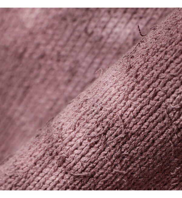 BEAMS「5ゲージ ガーメントダイ クルーネックニット」|ニット・セーター|