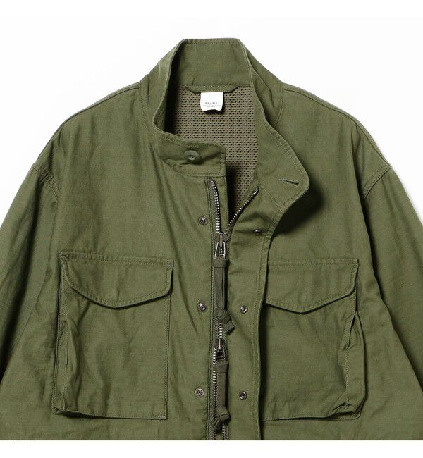 BEAMS「M65 レイヤード ジャケット【ワイドフィット】」|ブルゾン・スタジャン|