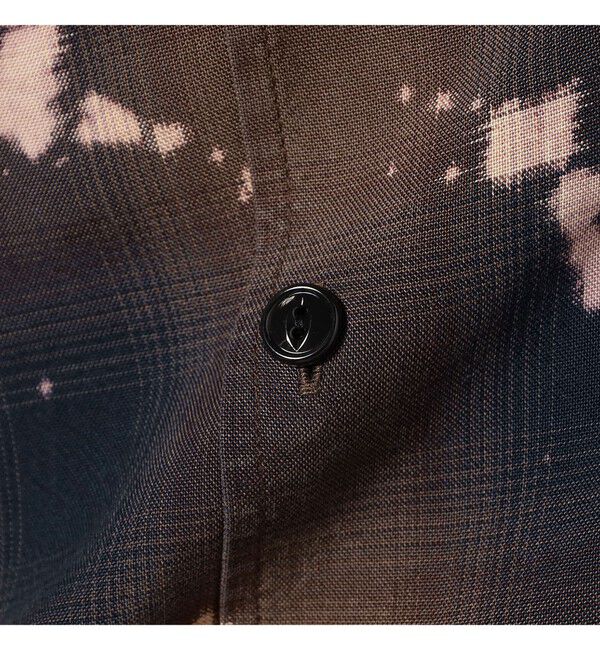 BEAMS「ブリーチ オンブレチェック オープンカラーシャツ【リラックスフィット】」|シャツ・ブラウス|