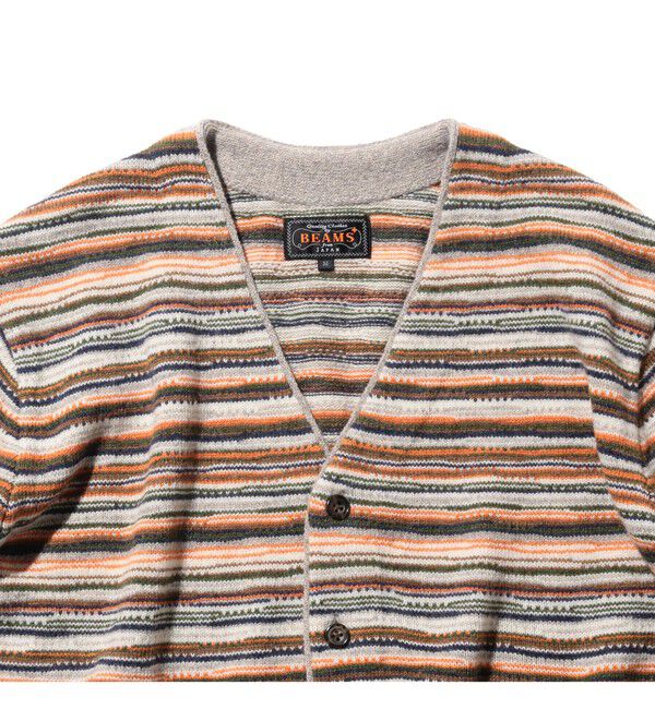 BEAMS PLUS「Cardigan Stripe」|ニット・セーター|