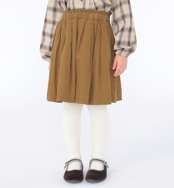 SHIPS KIDS「SHIPS KIDS:100～130cm / コーデュロイ スカート」|フレア|