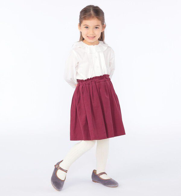 SHIPS KIDS「SHIPS KIDS:100～130cm / コーデュロイ スカート」|フレア|