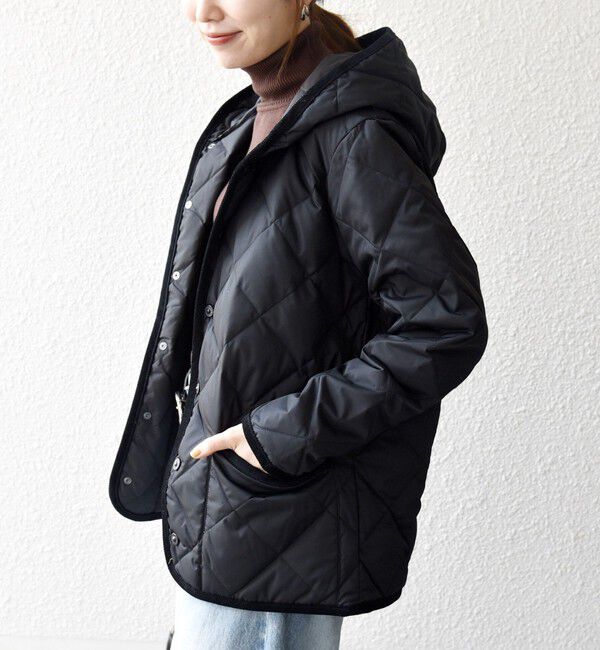 SHIPS any「【SHIPS any別注】TAION:〈手洗い可能〉パイピング フード ジャケット」|ダウン|