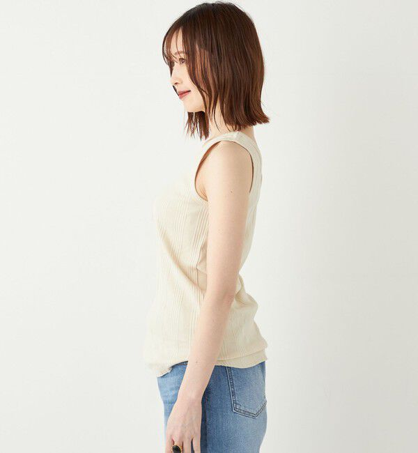 SHIPS Colors 「SHIPS Colors:ランダムテレコ 2WAY タンクトップ◇」|タンクトップ|