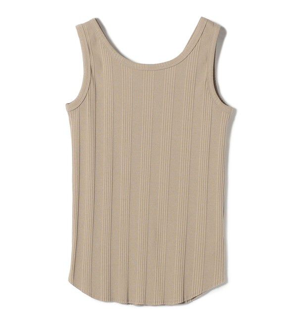 SHIPS Colors 「SHIPS Colors:ランダムテレコ 2WAY タンクトップ◇」|タンクトップ|ベージュ