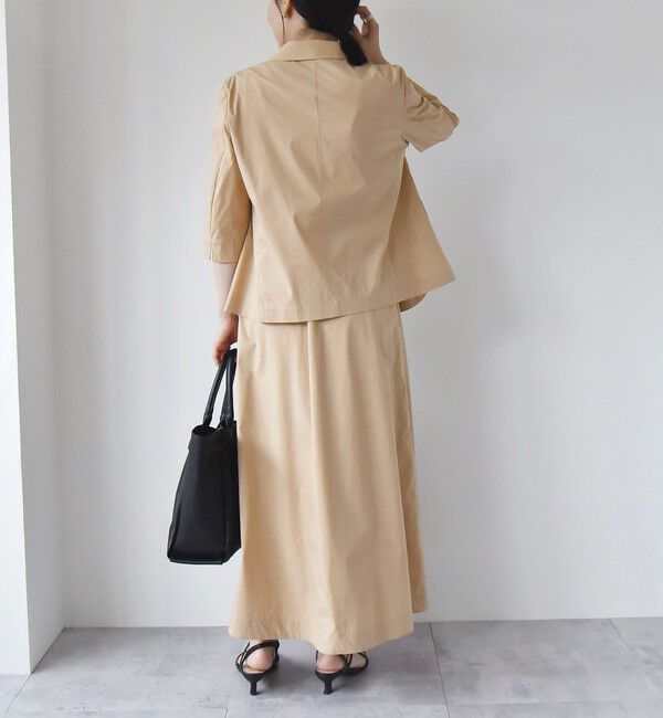 quaranciel「quaranciel:〈洗濯機可能〉タイプライター フロントスリット タック スカート」|スカート|