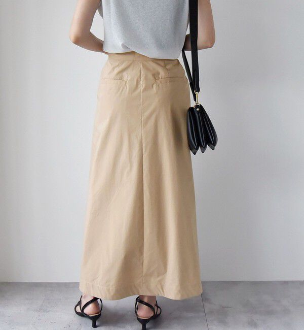 quaranciel「quaranciel:〈洗濯機可能〉タイプライター フロントスリット タック スカート」|スカート|