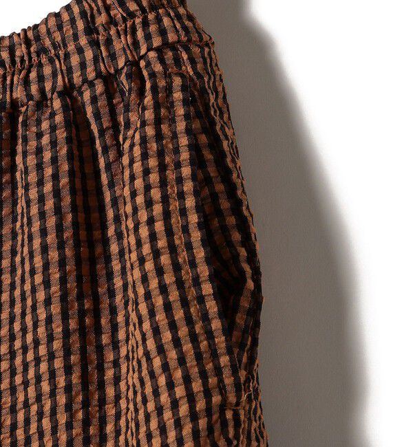 SHIPS Colors 「SHIPS Colors:〈手洗い可能〉ギンガムチェック ティアード スカート」|フレア|