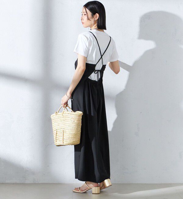 SHIPS for women「〈手洗い可能〉バッククロス キャミ ワンピース」|その他|