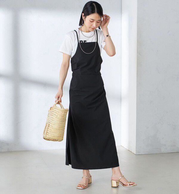SHIPS for women「〈手洗い可能〉バッククロス キャミ ワンピース」|その他|